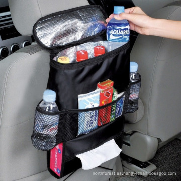 Tamaño estándar Multi-Pocket Travel Storage Storage Car Seat Back Organizer